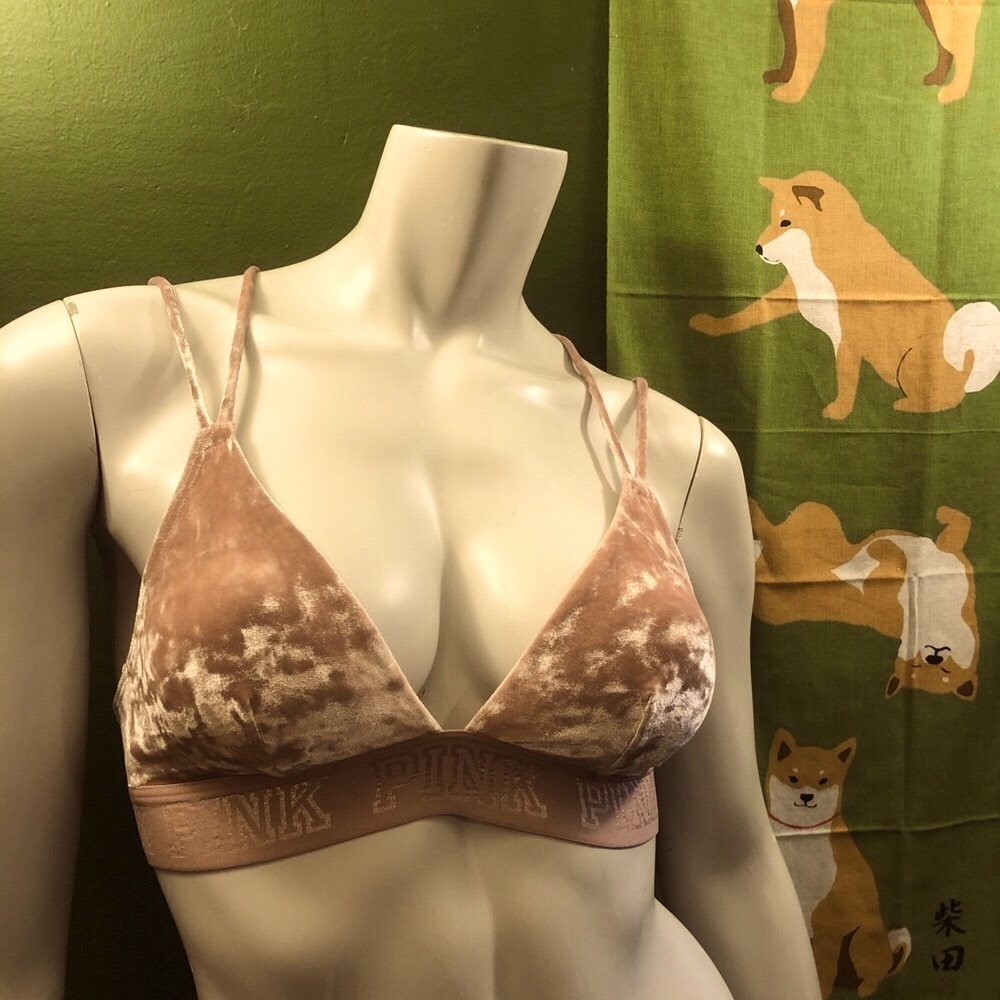 Victoria’s Secret PINK Crushed Velvet Bralette